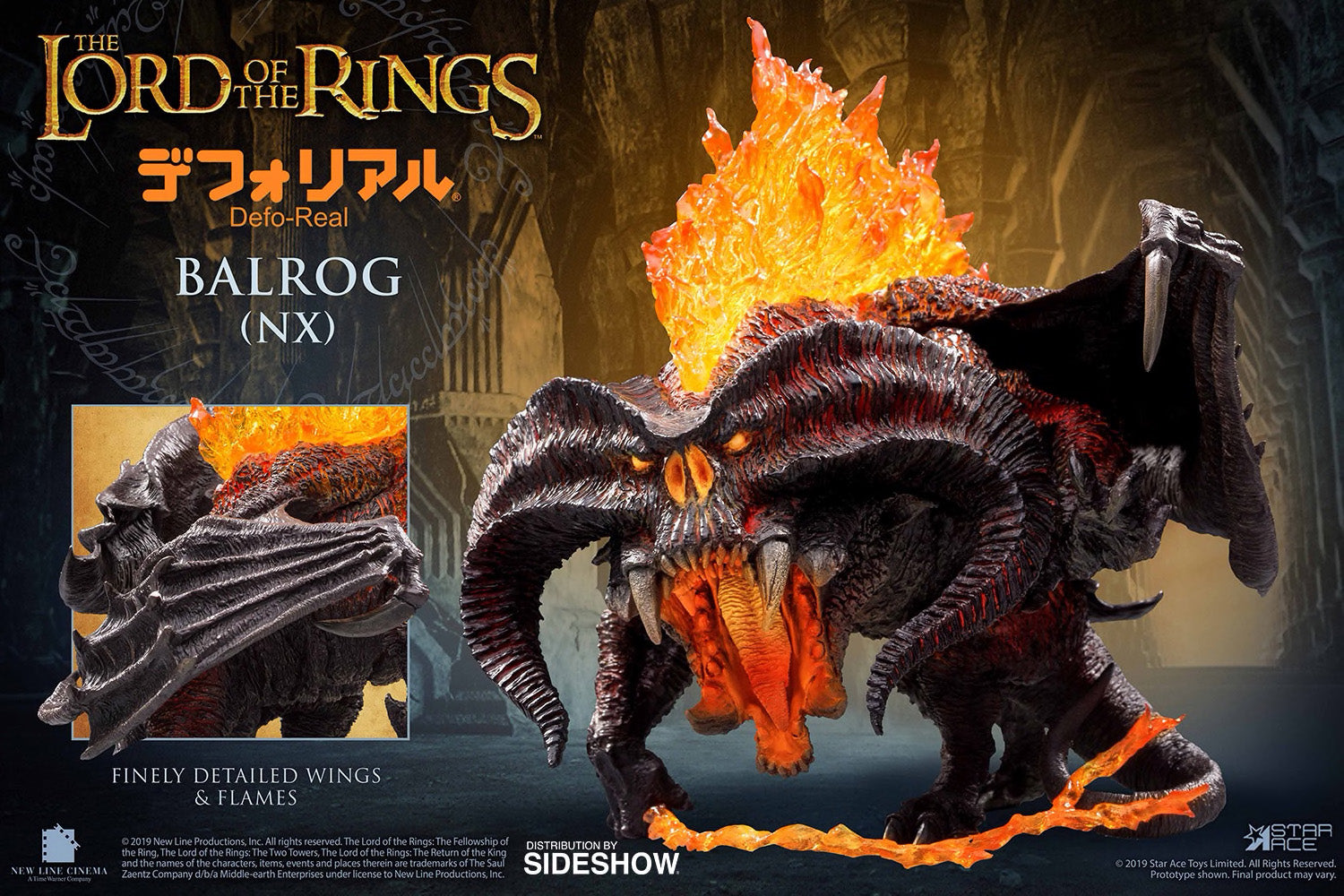 Star Ace Toys - Defo-Real - The Lord of the Rings - Balrog (NX) - Marvelous Toys