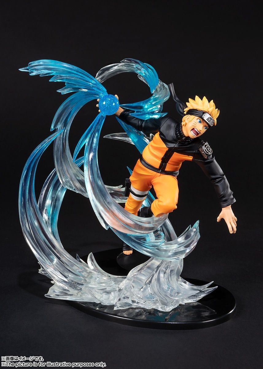 Naruto Shippuden - Figurine Naruto Uzumaki Figuarts Zero Extra Battle Sage  Art Lava Release Rasenshuriken