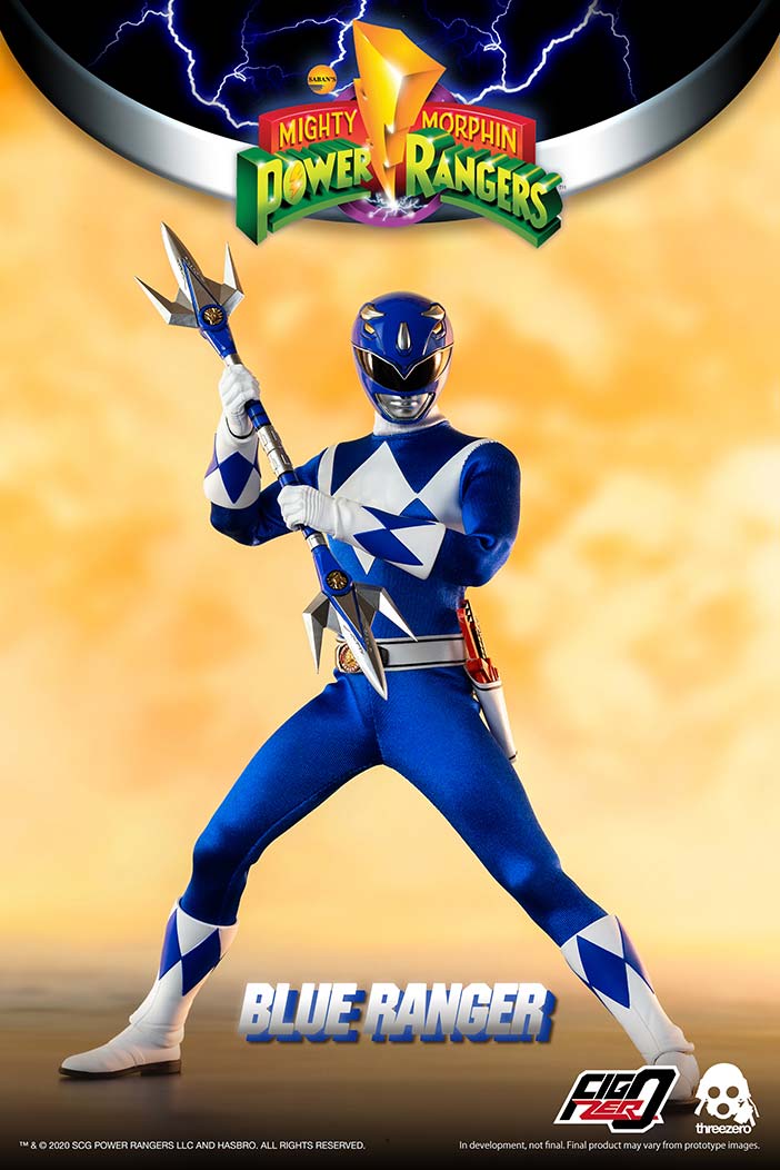 Threezero - Mighty Morphin Power Rangers - Blue Ranger (1/6 Scale) - Marvelous Toys