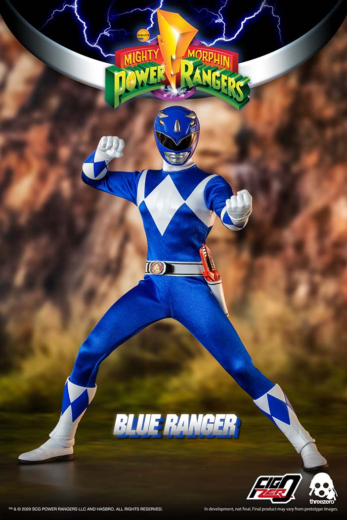 Threezero - Mighty Morphin Power Rangers - Blue Ranger (1/6 Scale) - Marvelous Toys