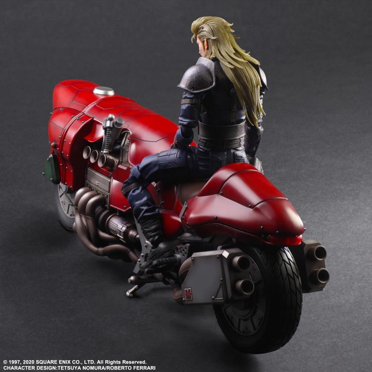 Square Enix - Play Arts Kai - Final Fantasy VII: Remake - Roche &amp; Motorcycle Set - Marvelous Toys