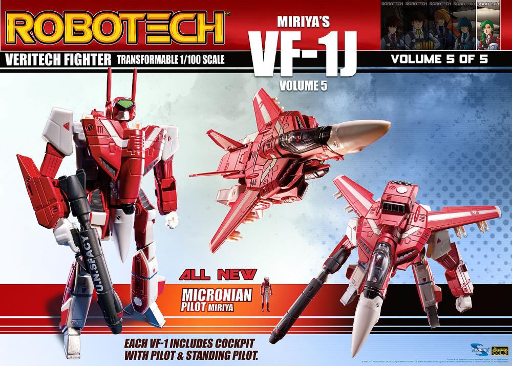 Toynami Robotech - Veritech Fighter - Transformable 1/100 Scale Volume 5 - Miriya Sterling&#39;s VF-1J - Marvelous Toys