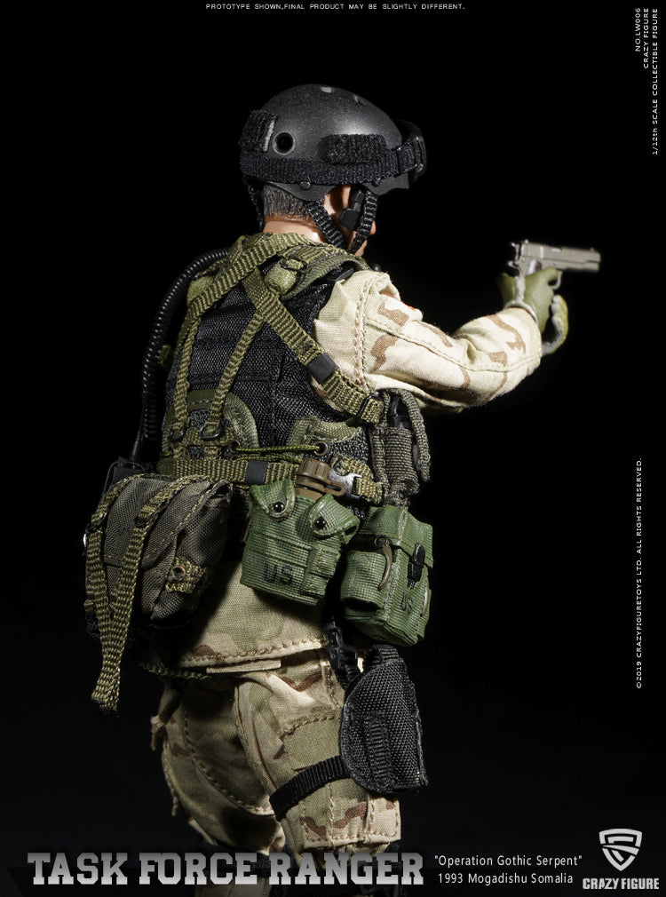 Crazy Figure - LW006 - Operation Gothic Serpent 1993 Mogadishu - Task Force Ranger - US Delta Special Force M14 Sniper (1/12 Scale) - Marvelous Toys