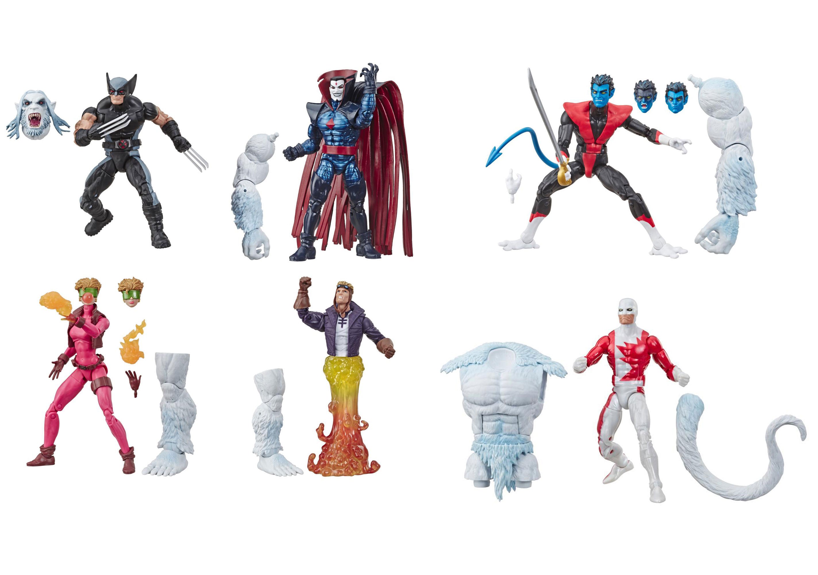 Hasbro - Marvel Legends - X-Force Series 1 Set of 6 (BAF Wendigo) - Marvelous Toys