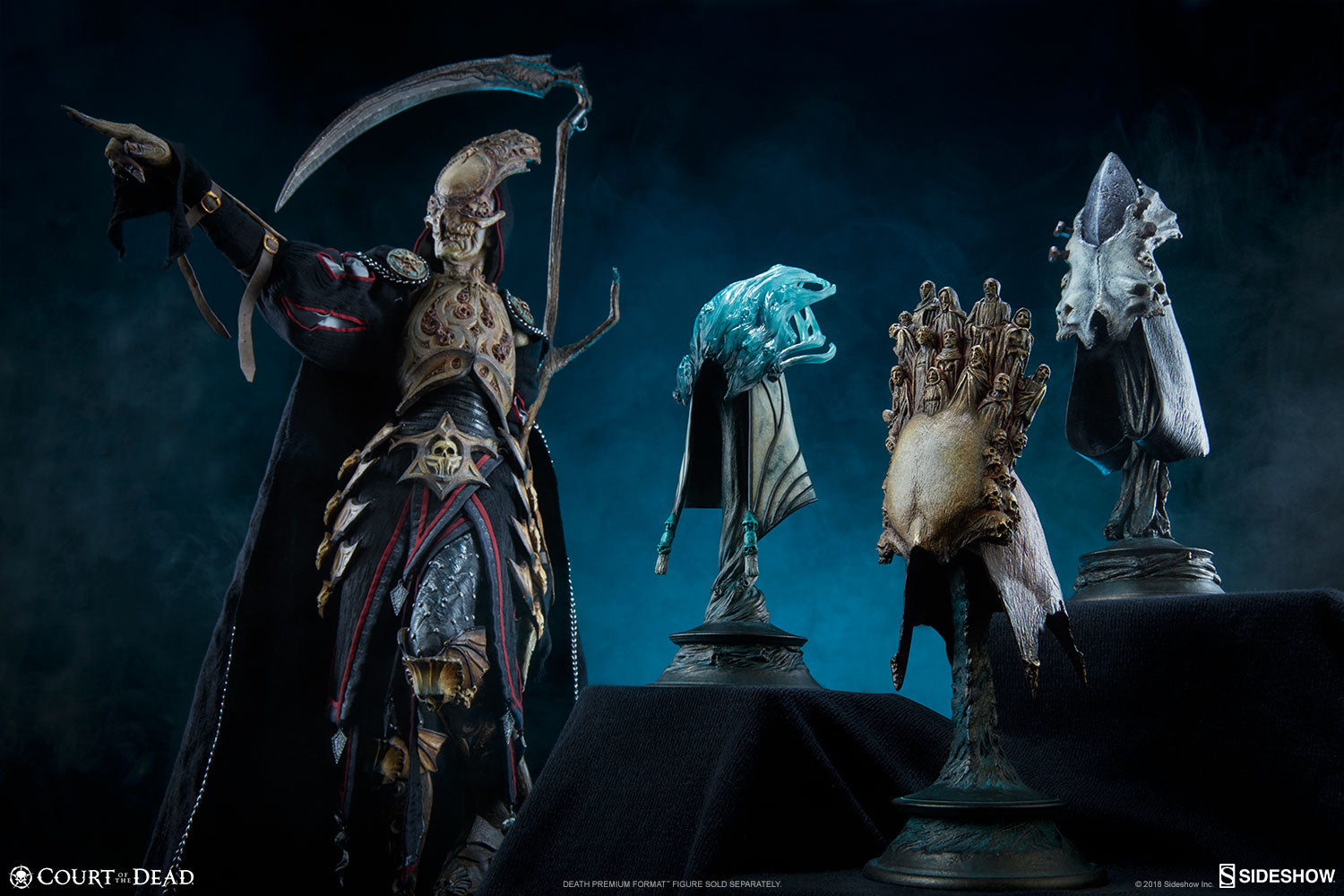 Sideshow Collectibles - Court of the Dead - The Aspects of Death - 1/4 Scale Mask Set - Marvelous Toys