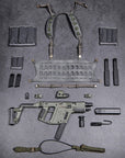 Dam Toys - Elite Firearms Series 3 - 1/6 Vector SMG Tactical Set - EF014 - Olive Green/Grey - Marvelous Toys