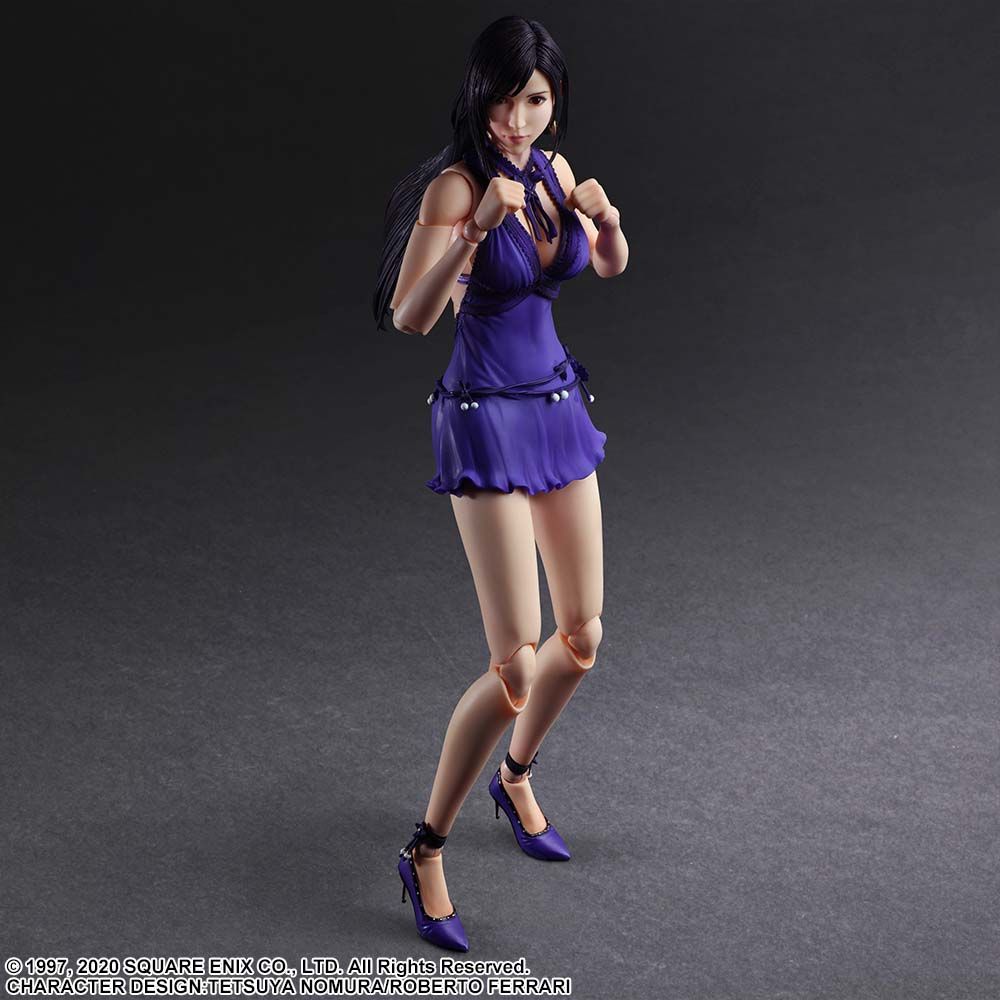 Square Enix - Play Arts Kai - Final Fantasy VII Remake - Tifa Lockhart (Dress Ver.) - Marvelous Toys