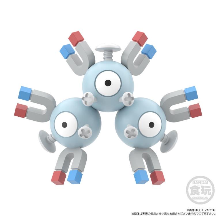 Bandai - Shokugan - Pokemon Scale World Kanto Region - Lt. Surge, Magneton, Electabuzz Set - Marvelous Toys
