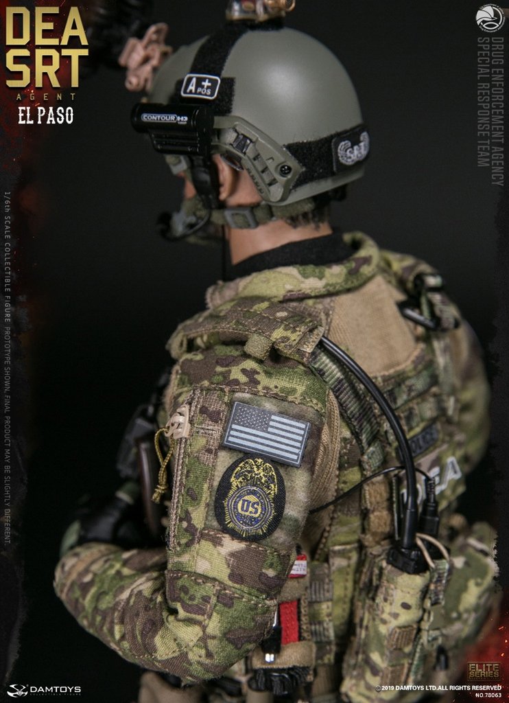 Dam Toys - 78063 - DEA Special Response Team - Agent El Paso (1/6 Scale) - Marvelous Toys