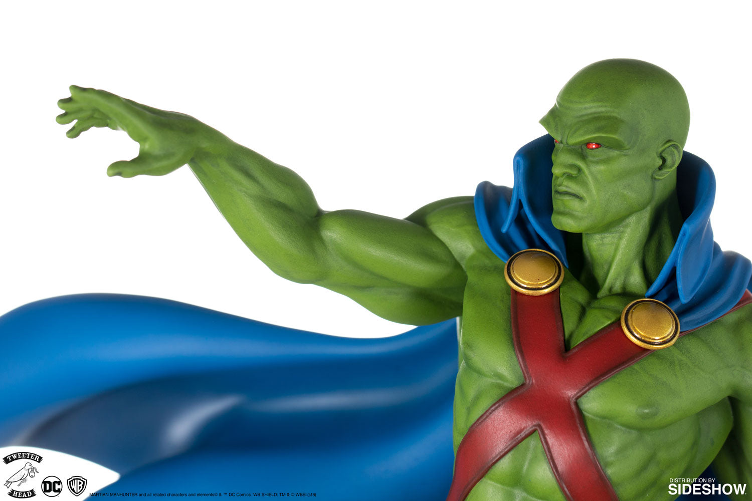 Sideshow Collectibles - Super Powers Collection - Martian Manhunter Maquette by Tweeterhead - Marvelous Toys