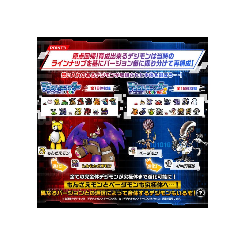 Bandai - Mobile LCD Toy - Digimon Color (Ver. 2 Original Black) (Online Exclusive)