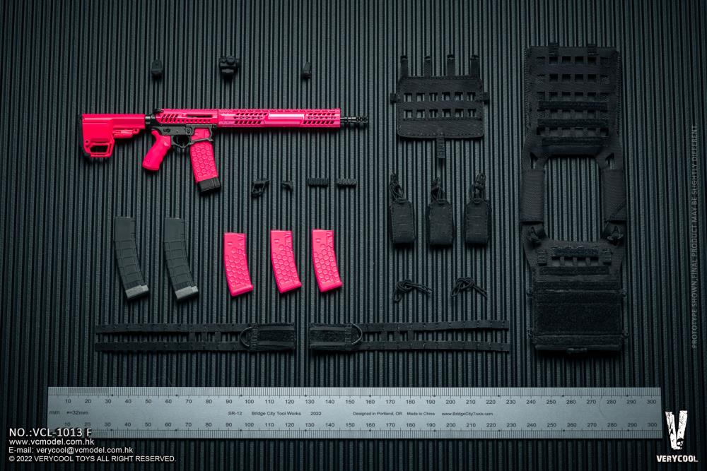 Very Cool - VCL-1013-F - Weapon &amp; Gear Set (Dynamic Pink) (1/6 Scale) - Marvelous Toys