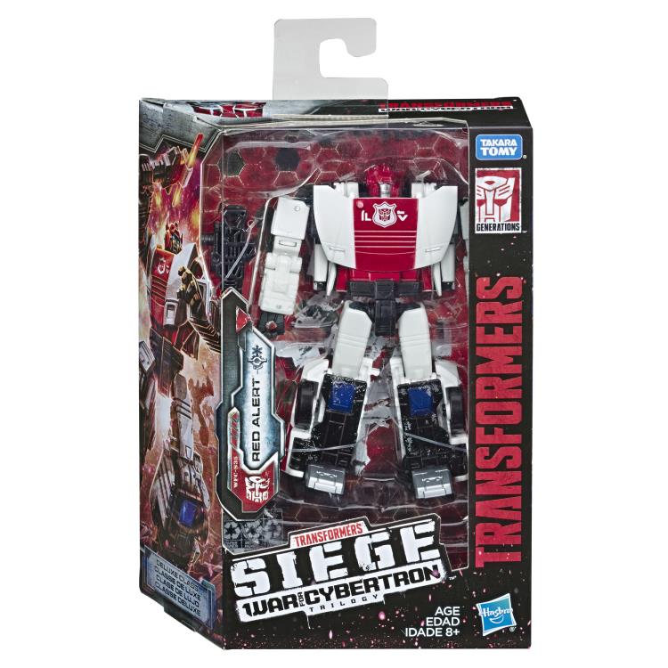 Hasbro - Transformers Generations - War for Cybertron: Siege - Deluxe - Wave 3 - Red Alert, Brunt, Refraktor (Set of 3) - Marvelous Toys