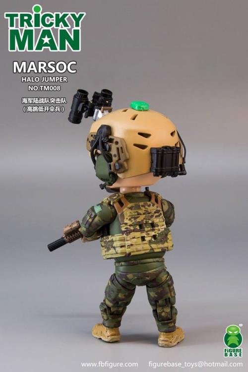 Figure Base - Tricky Man 5&quot; Series - TM008 - MARSOC Halo Jumper - Marvelous Toys