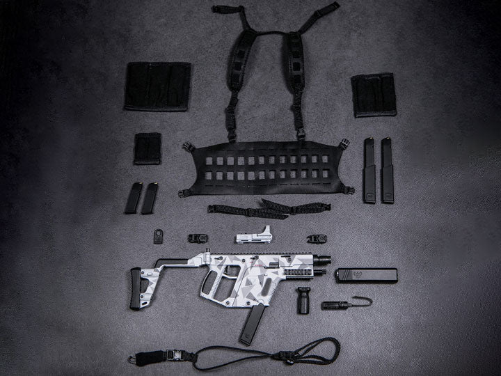 Dam Toys - Elite Firearms Series 3 - 1/6 Vector SMG Tactical Set - EF017 - Alpine Camo/Black