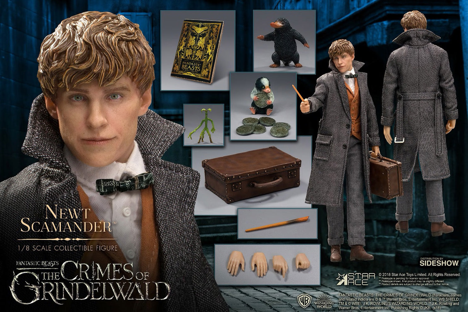 Star Ace Toys - Fantastic Beasts: The Crimes of Grindelwald - Newt Scamander (1/8 Scale) - Marvelous Toys