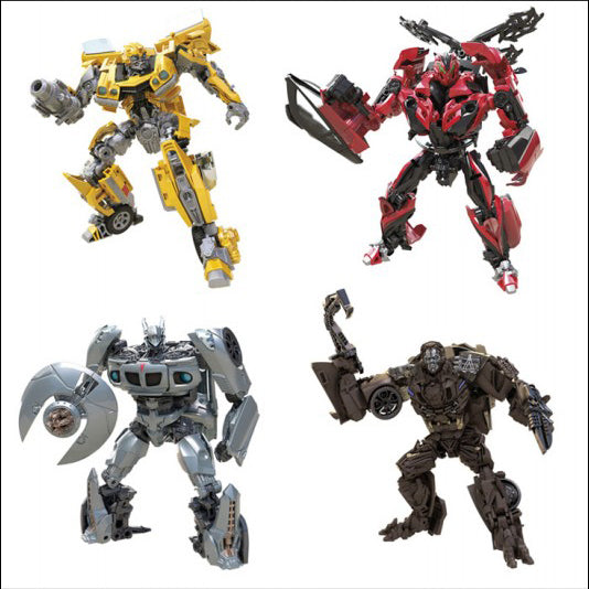 Hasbro - Transformers Generations - Studio Series - Deluxe Wave 2 - Bumblebee, Decepticon Stinger, Jazz, Lockdown (Set of 4) - Marvelous Toys