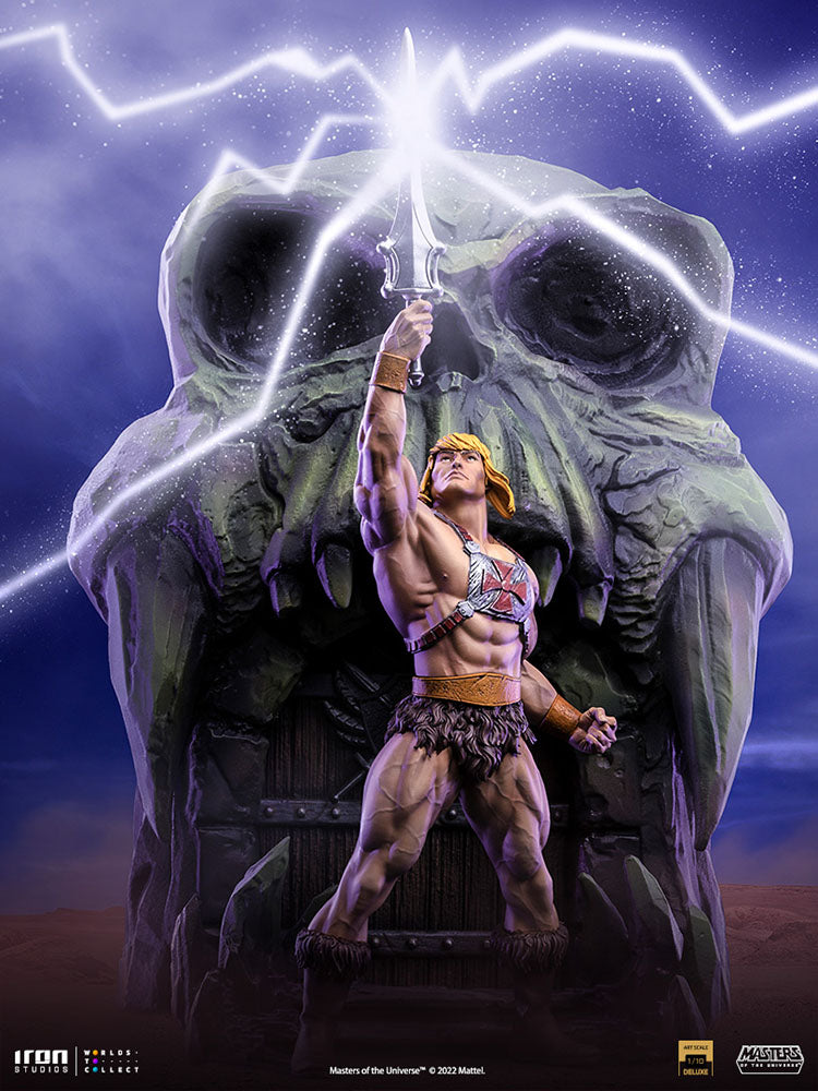 Iron Studios - Deluxe Art Scale 1:10 - Masters of the Universe - He-Man - Marvelous Toys