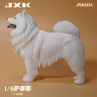 JxK.Studio - JxK143A - Samoyed (Standing) (1/6 Scale) - Marvelous Toys