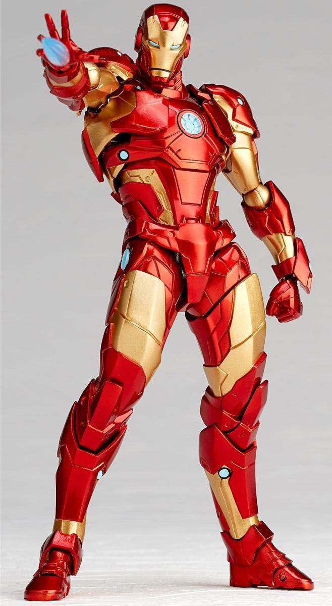 Kaiyodo Revoltech - Amazing Yamaguchi No.013 - Marvel - Iron Man (Bleeding Edge Armor) (Reissue) - Marvelous Toys