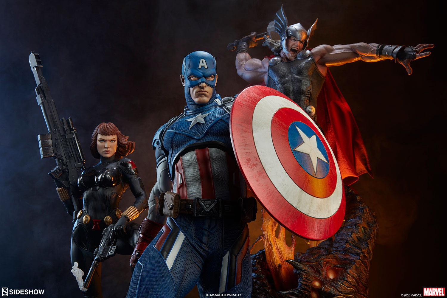 Sideshow Collectibles - Premium Format Figure - Marvel - Thor: Breaker of Brimstone - Marvelous Toys