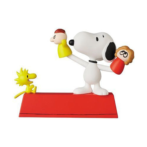Medicom - UDF No. 546 - Peanuts Series 11 - Puppet Snoopy &amp; Woodstock - Marvelous Toys