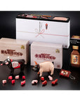 Megahouse - Buy One!! - Black Pig and Cow Yakiniku Dissection Puzzle Gift Set - Marvelous Toys