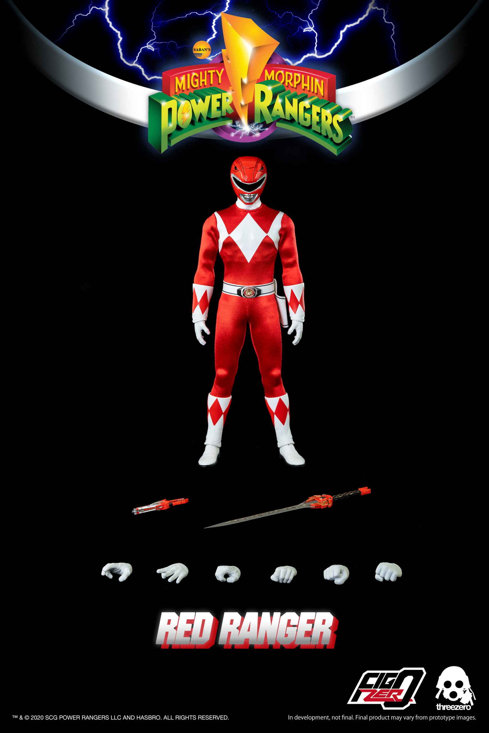 Threezero - Mighty Morphin Power Rangers - Red Ranger (1/6 Scale) - Marvelous Toys