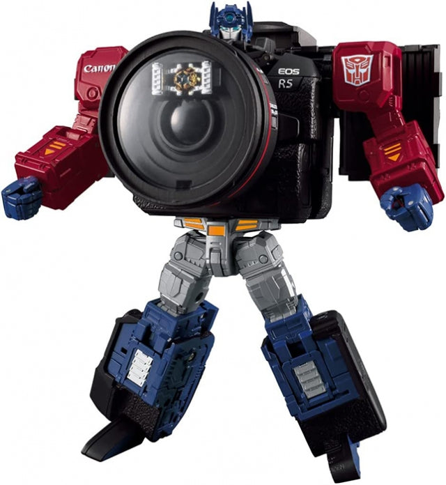 TakaraTomy - Transformers x Canon - Optimus Prime EOS R5 - Marvelous Toys