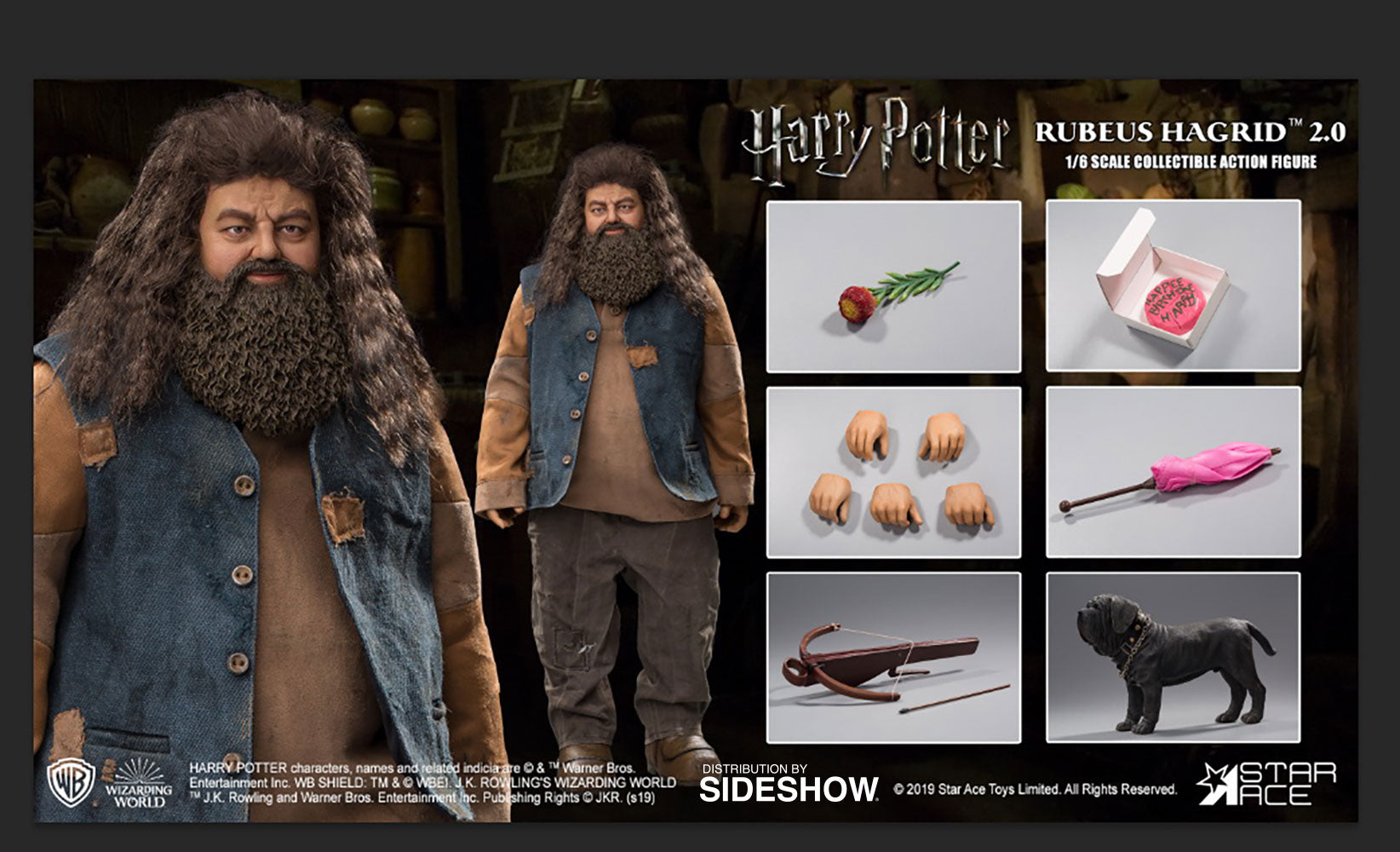 Star Ace Toys - Harry Potter and the Sorcerer&#39;s Stone - Rubeus Hagrid 2.0 (1/6 Scale) - Marvelous Toys