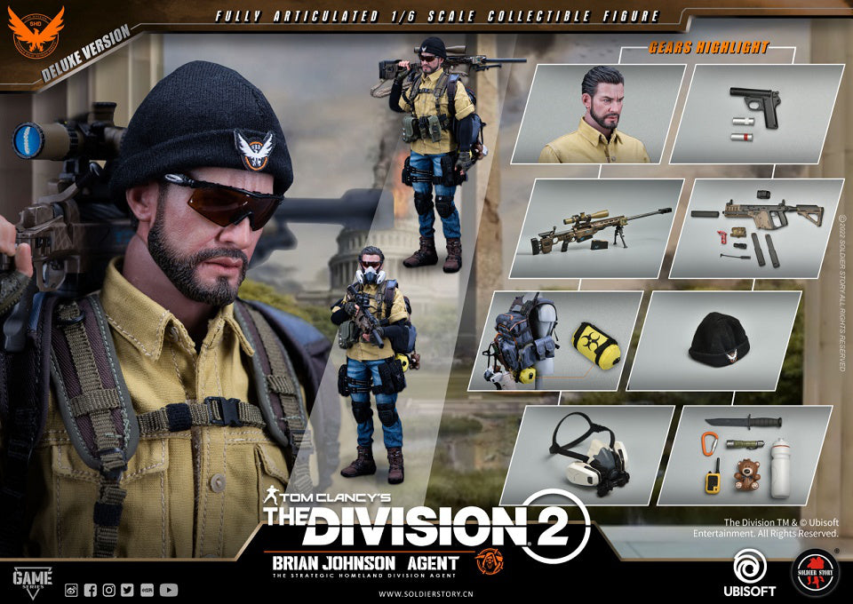 Soldier Story - Tom Clancy&#39;s The Division 2 - Agent Brian Johnson (Deluxe Ver.) - Marvelous Toys