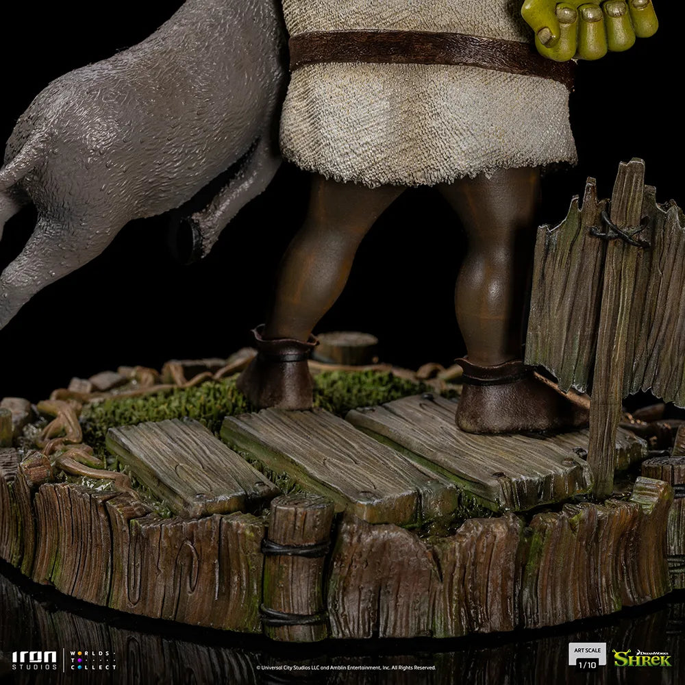 Iron Studios - Deluxe Art Scale 1:10 - Shrek - Shrek, Donkey, and The Gingerbread Man - Marvelous Toys
