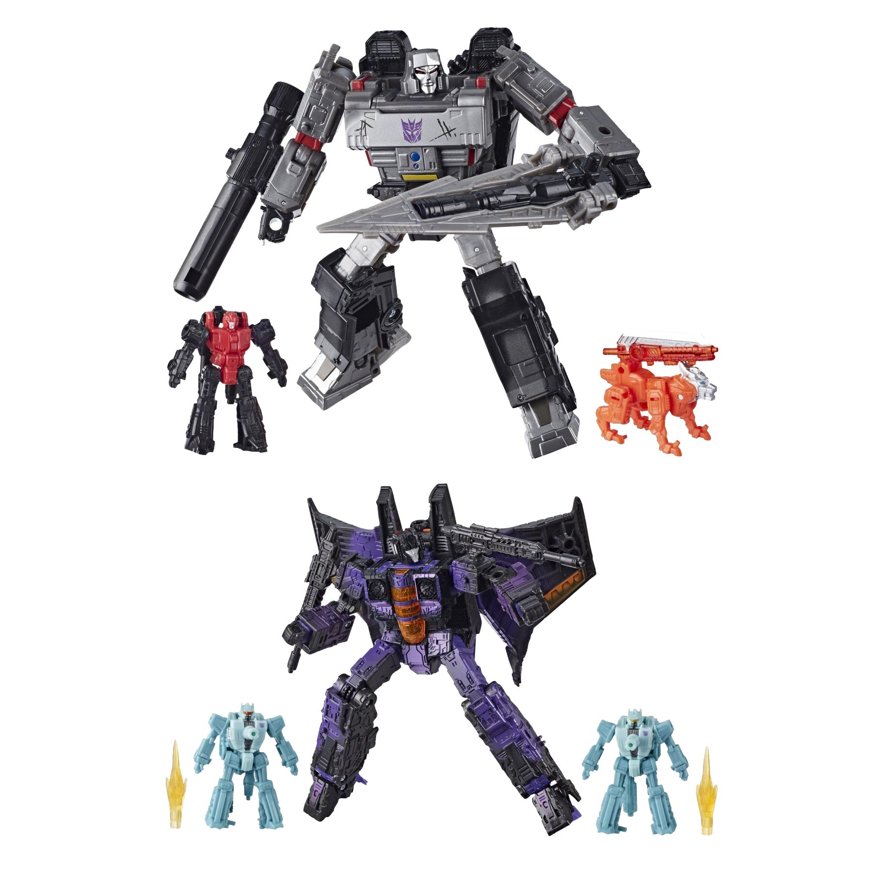 Hasbro - Transformers Generations - War for Cybertron: Trilogy - Voyager - Megatron & Hotlink (2-Pack)