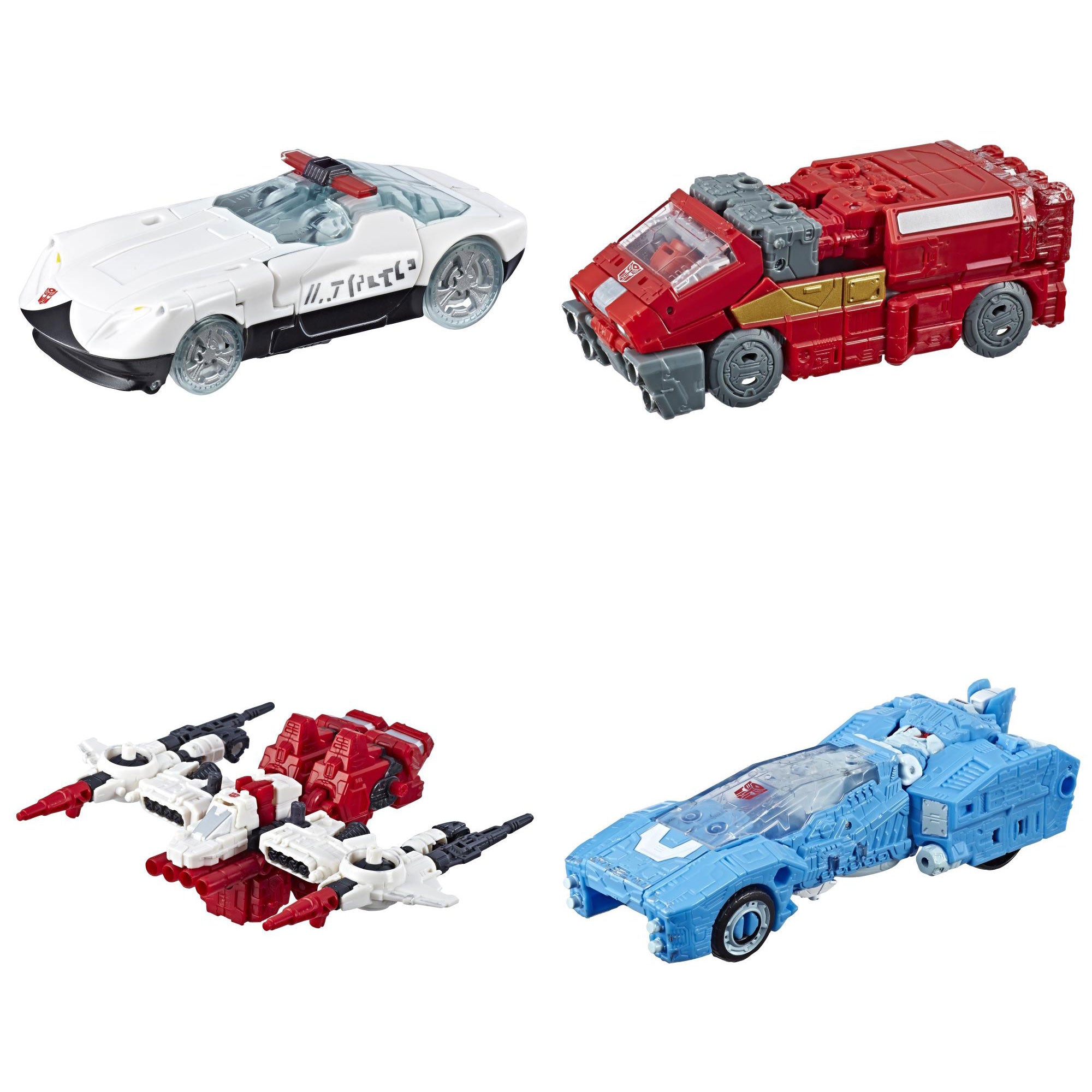 Hasbro - Transformers Generations - War For Cybertron: Siege - Deluxe Wave 2 - Ironhide, Chromia, Prowl, Six-Gun - Marvelous Toys