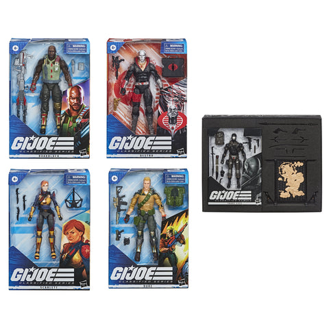 Hasbro - G.I. Joe Classified - Wave 1 - Destro, Duke, Roadblock, Scarlett, Snake (Set of 5)