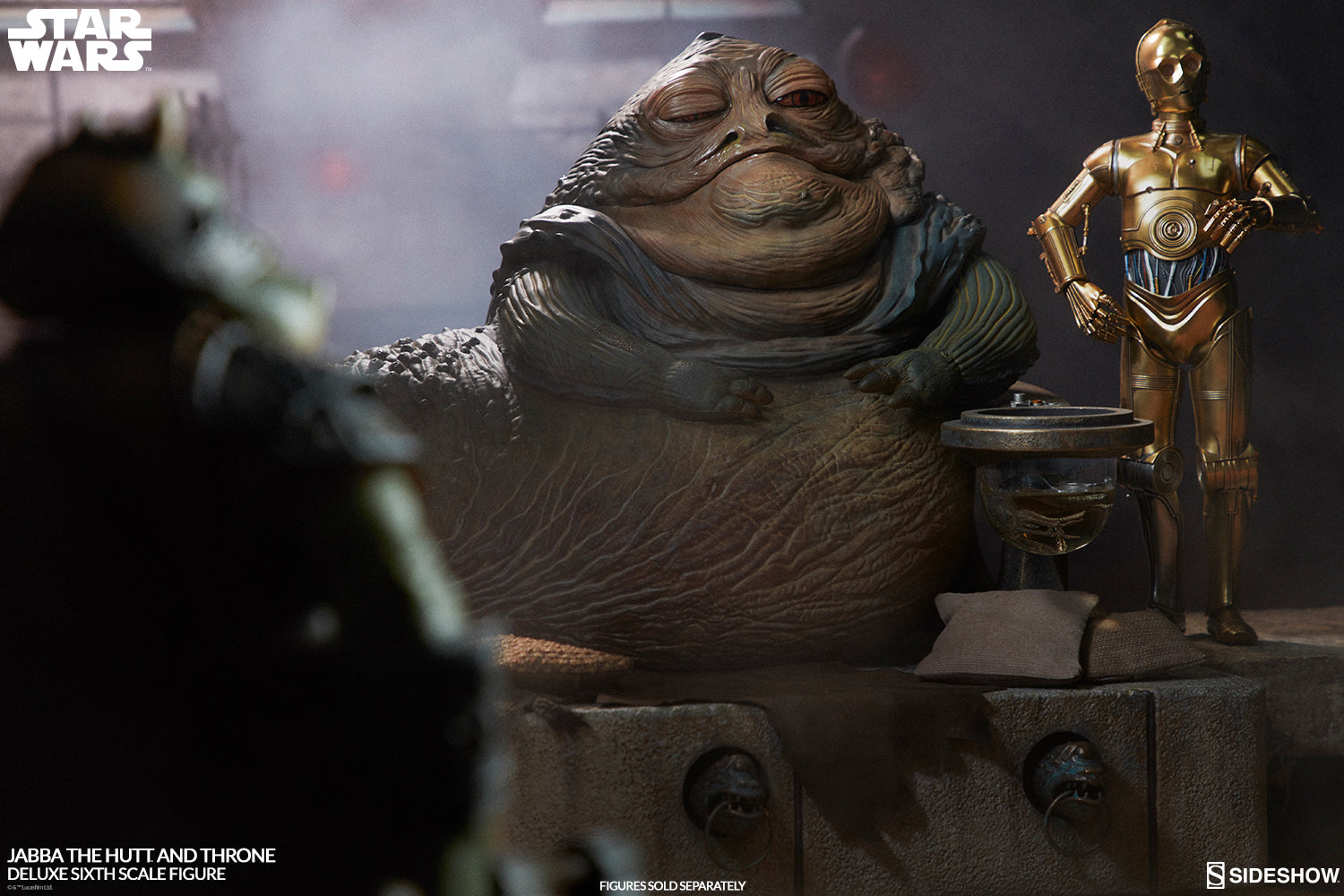 Sideshow Collectibles - Star Wars: Return of the Jedi - Jabba the Hutt and Throne Deluxe Sixth Scale Figure Set