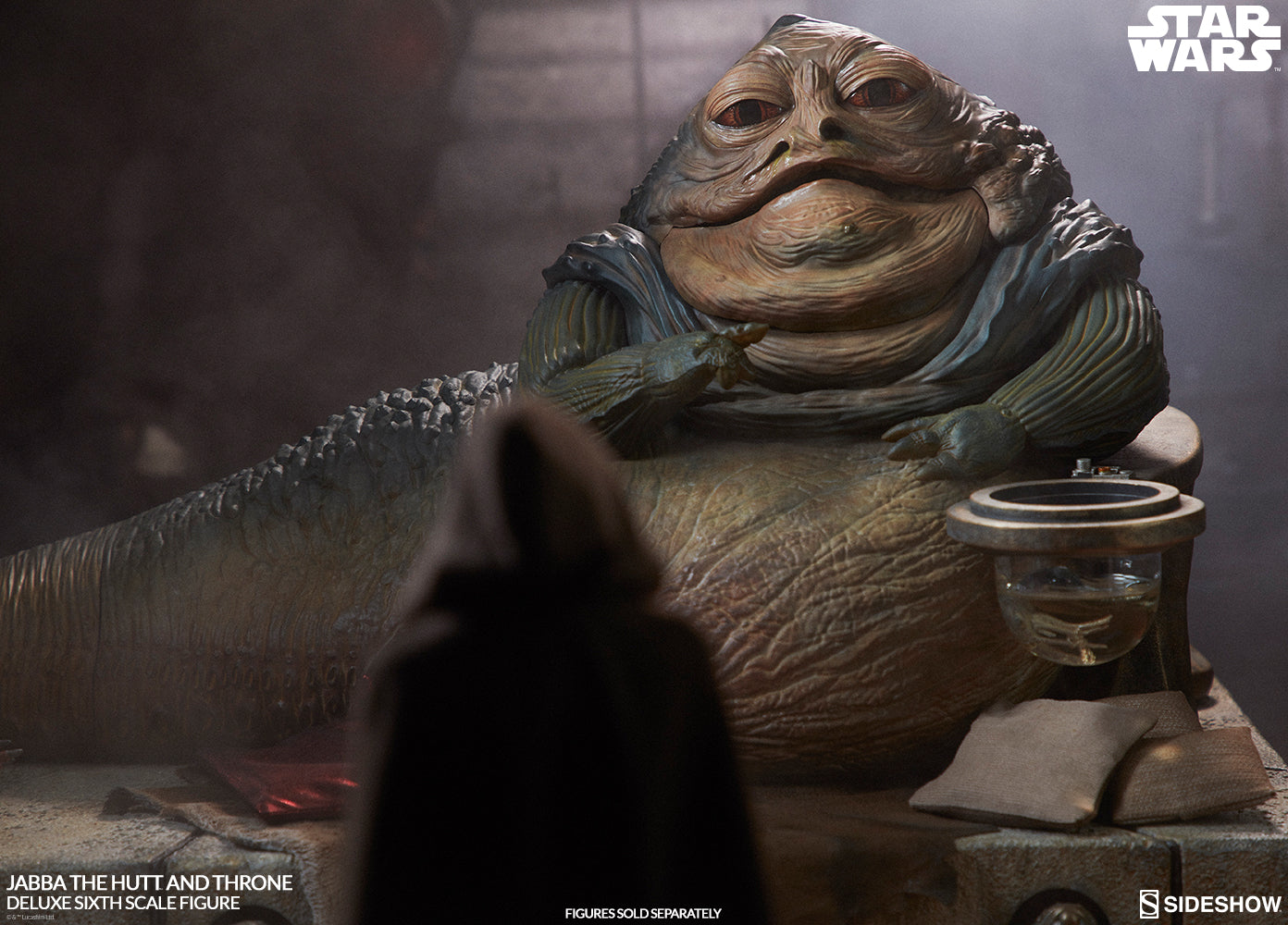 Sideshow Collectibles - Star Wars: Return of the Jedi - Jabba the Hutt and Throne Deluxe Sixth Scale Figure Set