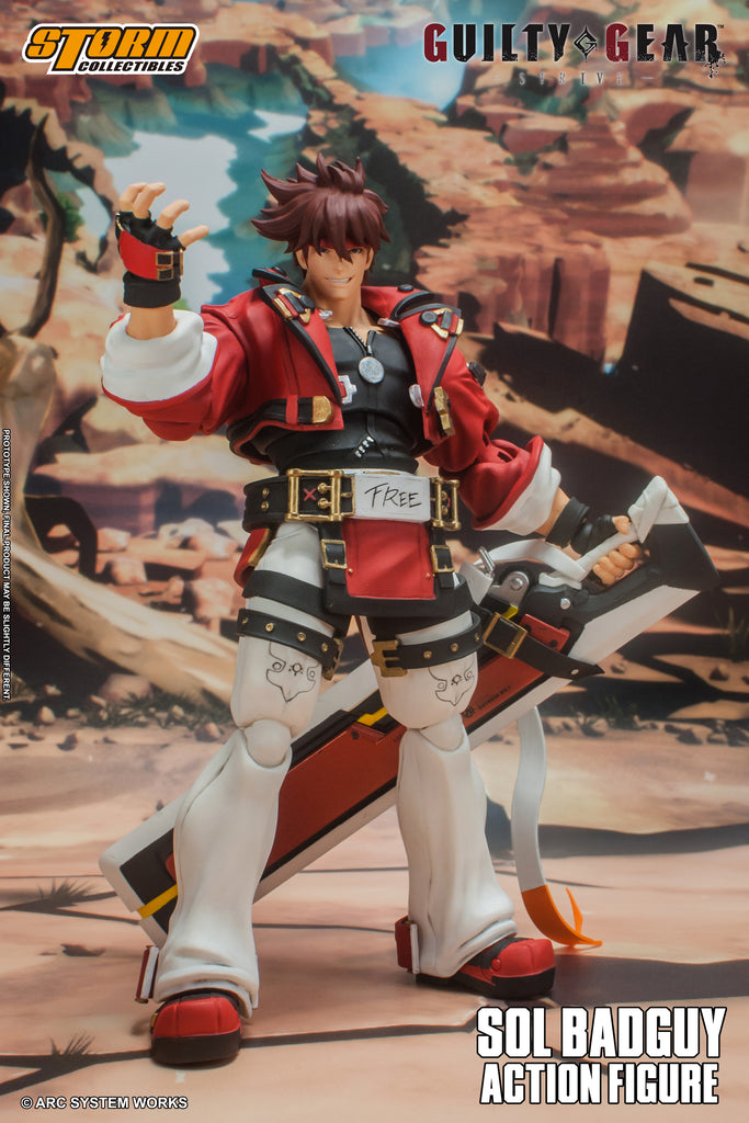 Storm Collectibles - Guilty Gear Strive - Sol Badguy (1/12 Scale) - Marvelous Toys