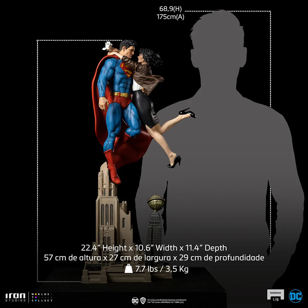 Iron Studios - 1:6 Scale Diorama - DC Comics - Superman and Lois Lane - Marvelous Toys