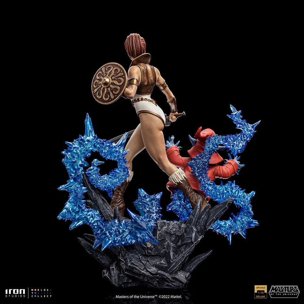 Iron Studios - 1:10 Deluxe BDS Art Scale - Masters of the Universe - Teela &amp; Orko - Marvelous Toys