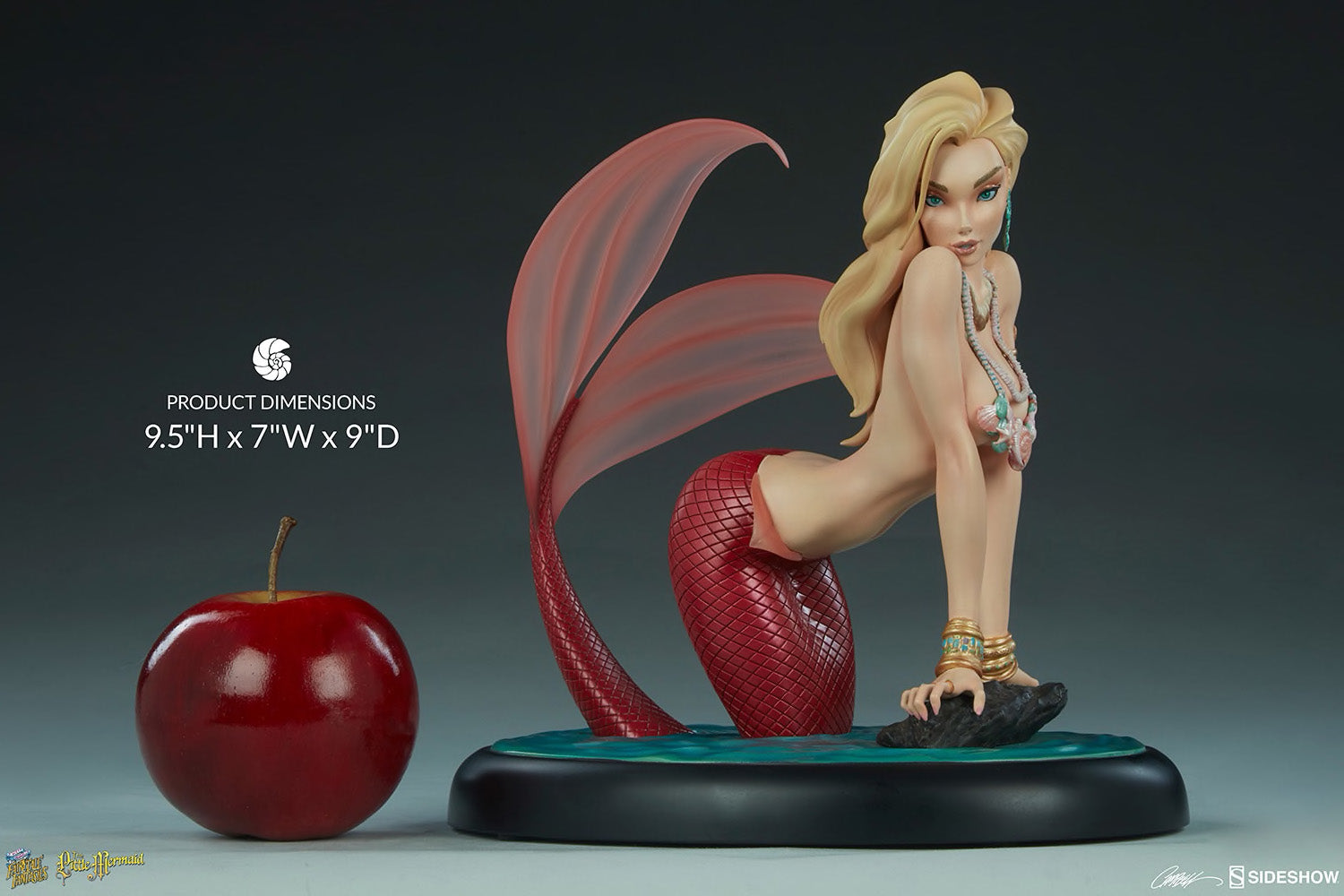 Sideshow Collectibles - J. Scott Campbell&#39;s Fairytale Fantasies Collection - The Little Mermaid (Morning) - Marvelous Toys