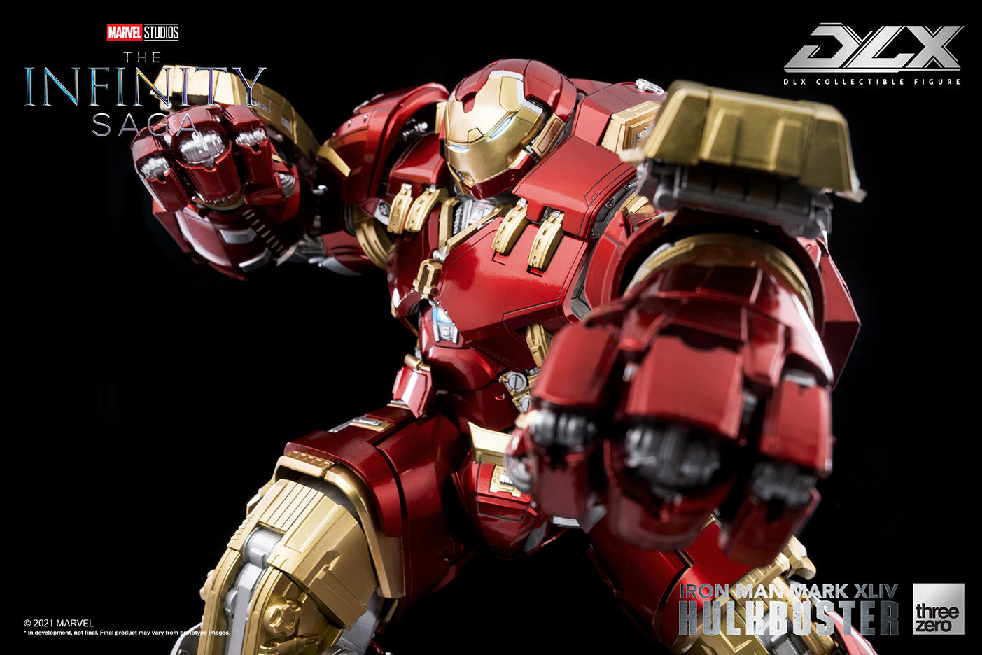 threezero - DLX Scale - Avengers: Infinity Saga - Iron Man Mark XLIV Hulkbuster (1/12 Scale) - Marvelous Toys