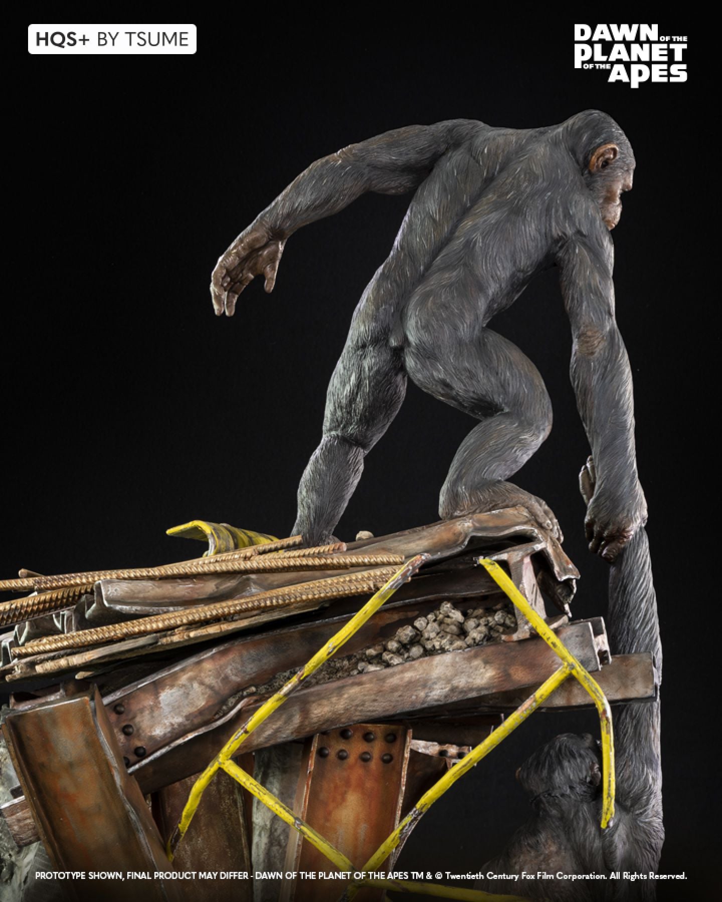 Tsume - HQS+ - Dawn of The Planet of the Apes - Ape Not Kill Ape (1/5 Scale) - Marvelous Toys