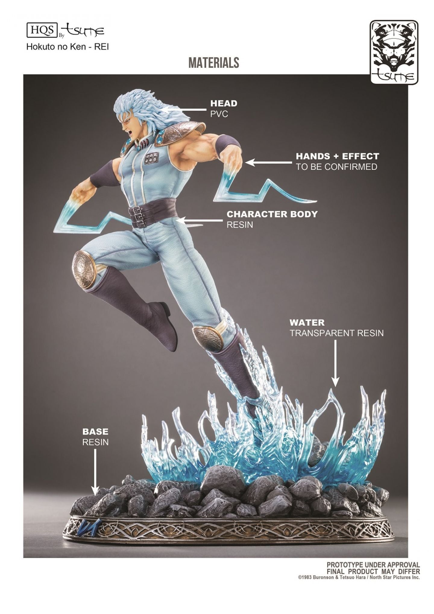 Tsume - HQS - Hokuto no Ken (Fist of the North Star) - Rei - Marvelous Toys