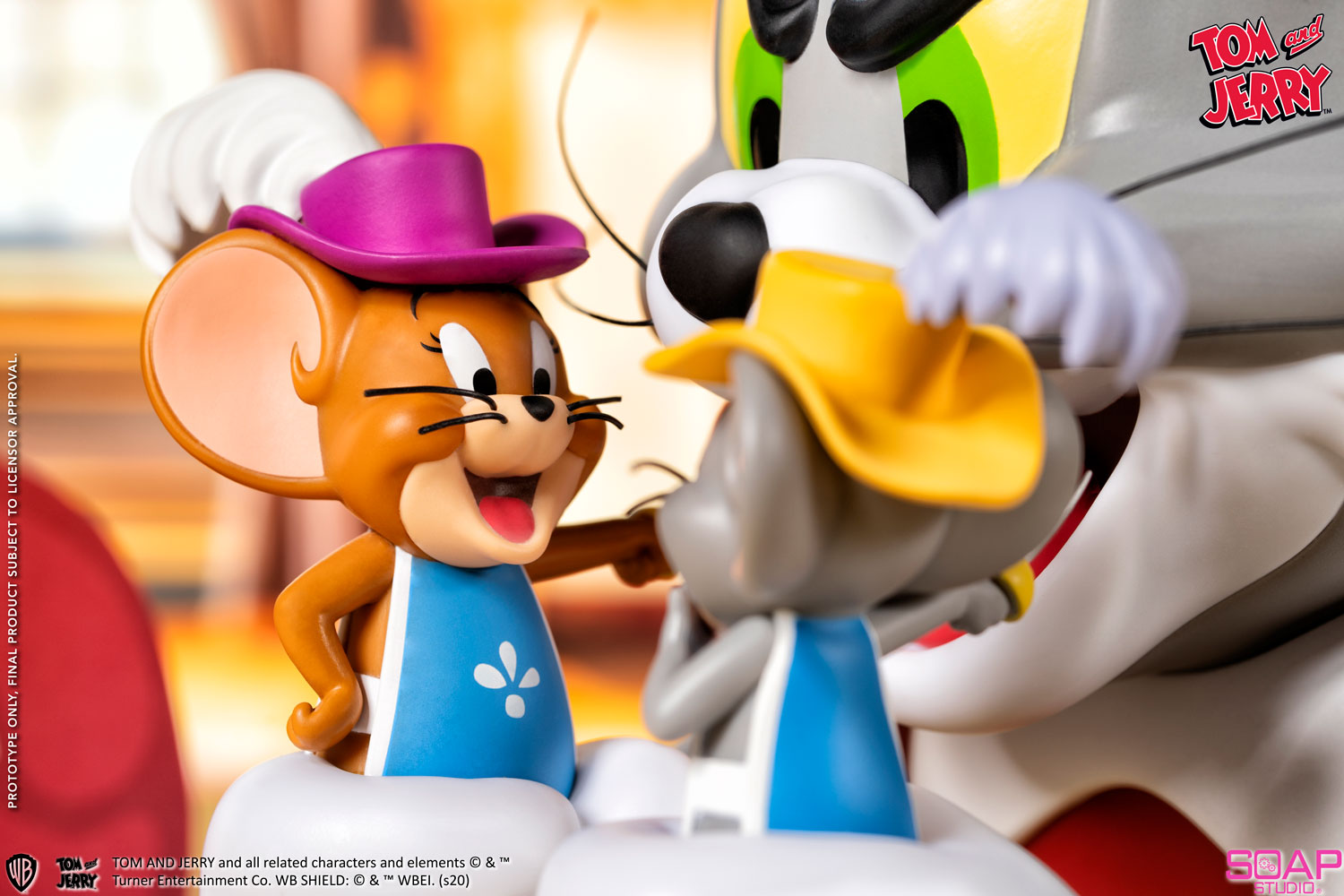 Soap Studio - Tom and Jerry - Tom & The Two Musketeers Bust
