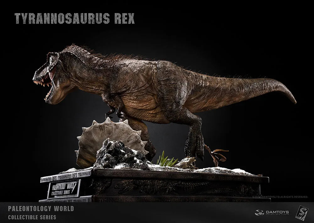Dam Toys - Museum Collection Series - Paleontology World - Tyrannosaurus Rex Statue - Marvelous Toys