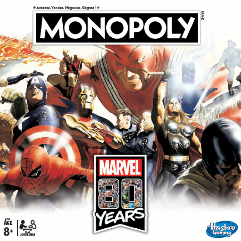 Hasbro - Monopoly - Marvel 80 Years Special Edition - Marvelous Toys