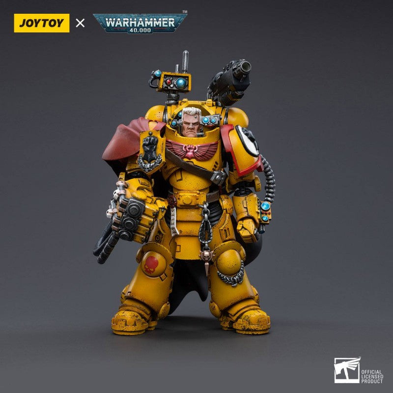 Joy Toy - JT3426 - Warhammer 40,000 - Imperial Fists - Third Captain Tor Garadon (1/18 Scale) - Marvelous Toys