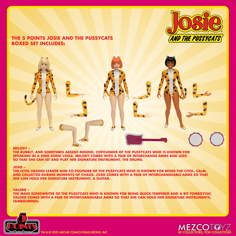 Mezco - 5 Points - Josie and the Pussycats Boxed Set - Marvelous Toys