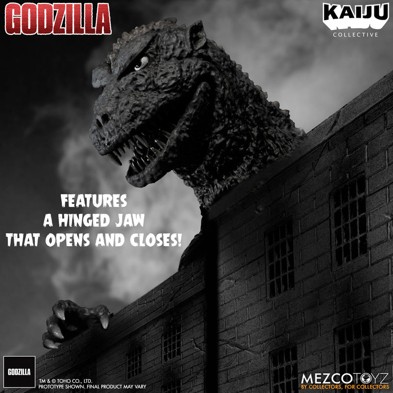 Mezco - Kaiju Collective - Godzilla (1954) Black & White Edition - Marvelous Toys